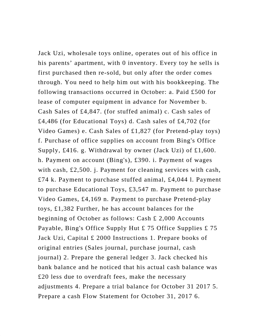 Jack Uzi, wholesale toys online, operates out of his office in his.docx_dxr2xyzofgu_page2