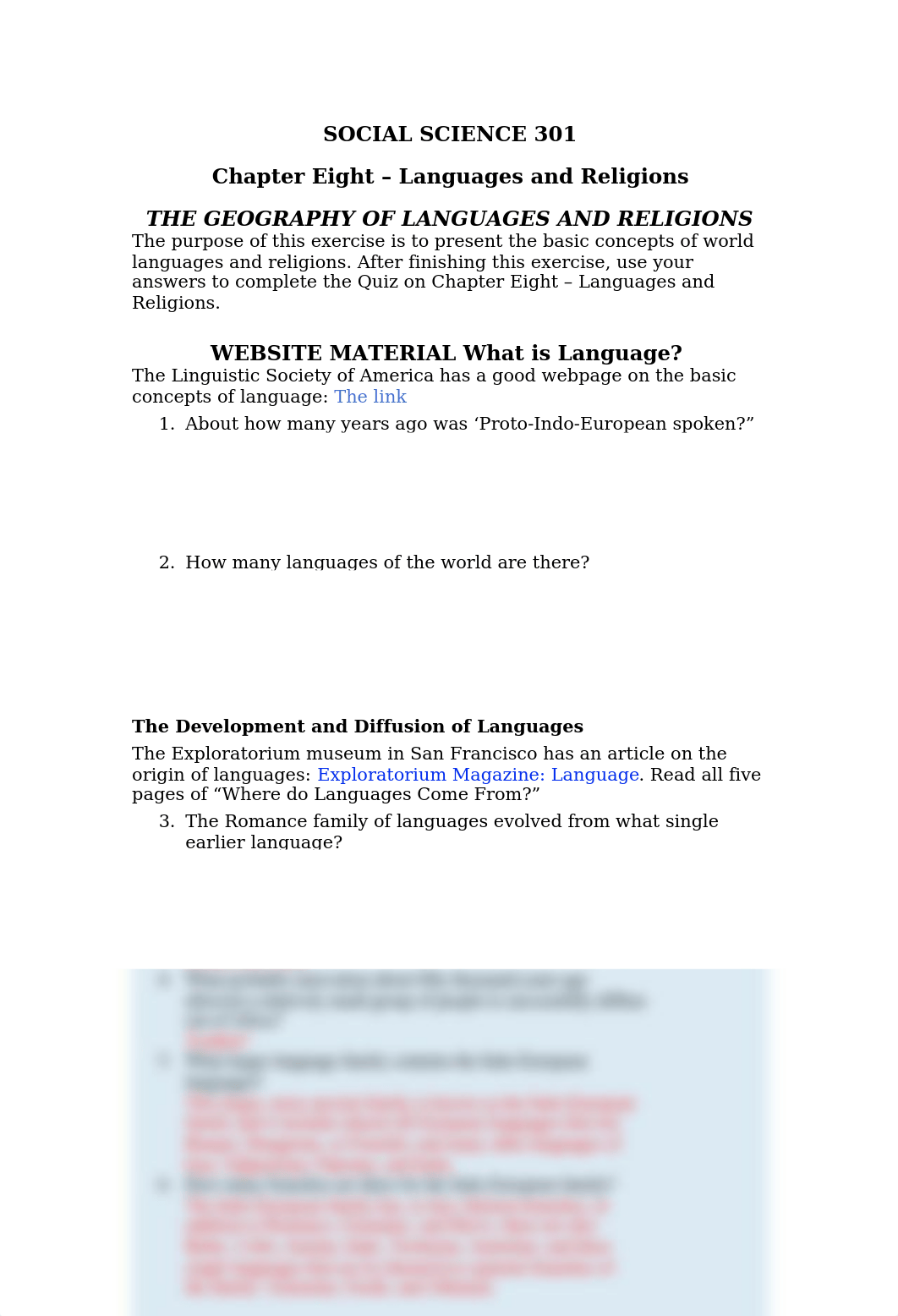 SOSC301 Chapter Eight Exercise - Languages and Religions F21.1.docx_dxr494ycjr9_page1