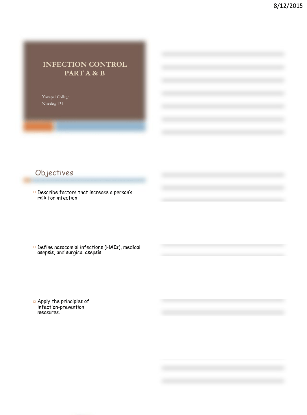 Infection Control part A and B Fall '15 handout-2.pdf_dxri1ro3t4y_page1