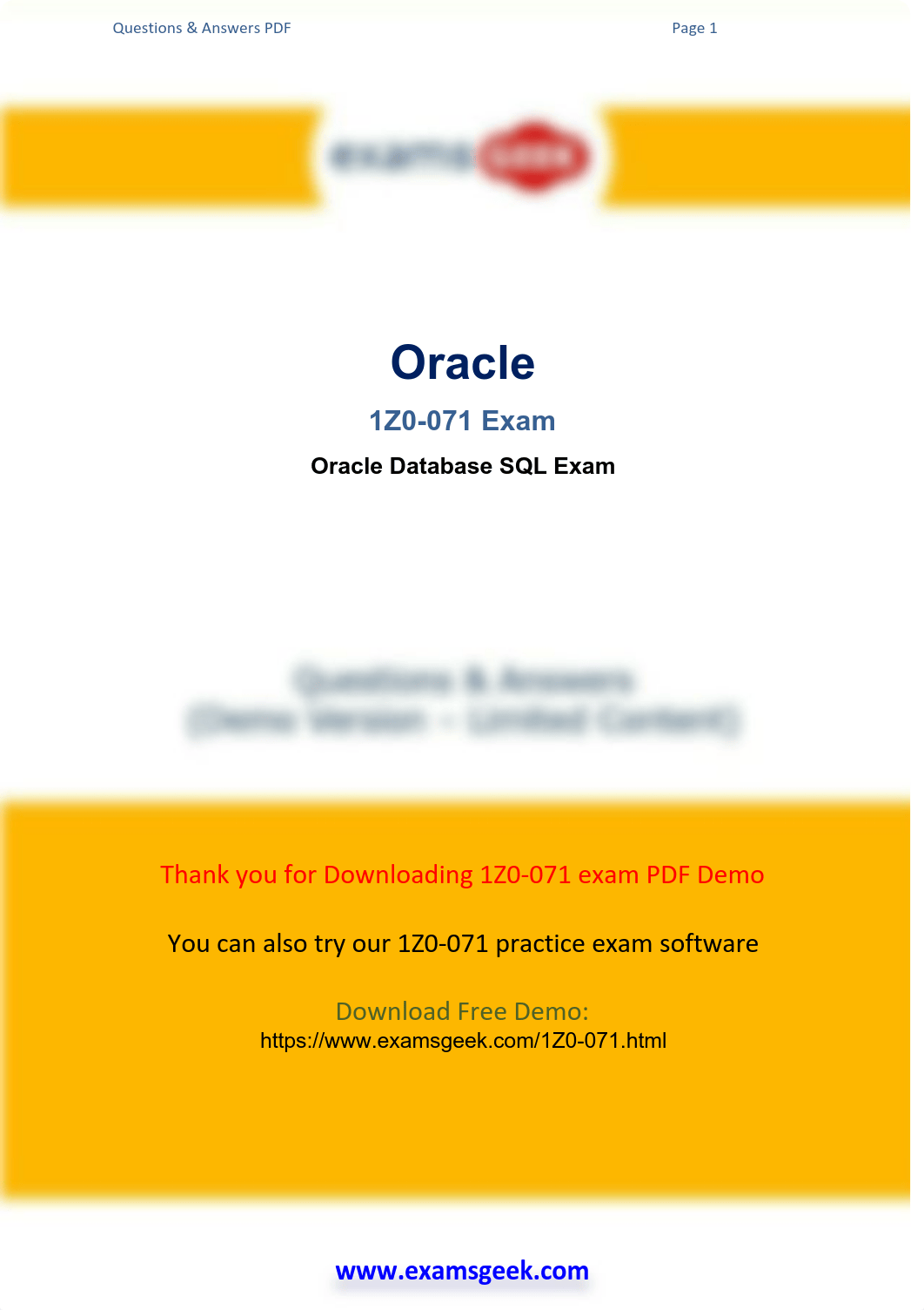 Oracle 1z0-071 Exam Questions & Answers (2018)_dxrifmycnj5_page1