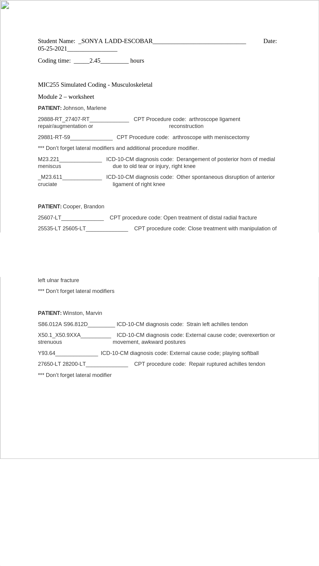 Musculoskeletal Coding Worksheet (3).docx_dxrigfn5gcb_page1