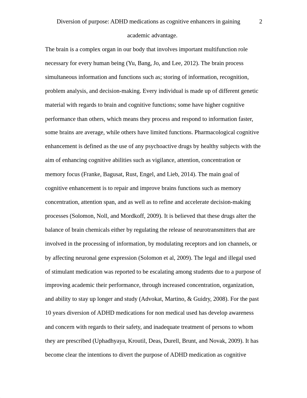 Draft Essay of Diversion of purpose- ADHD medications as cognitive enhancers in gaining   academic a_dxriorh53vz_page2