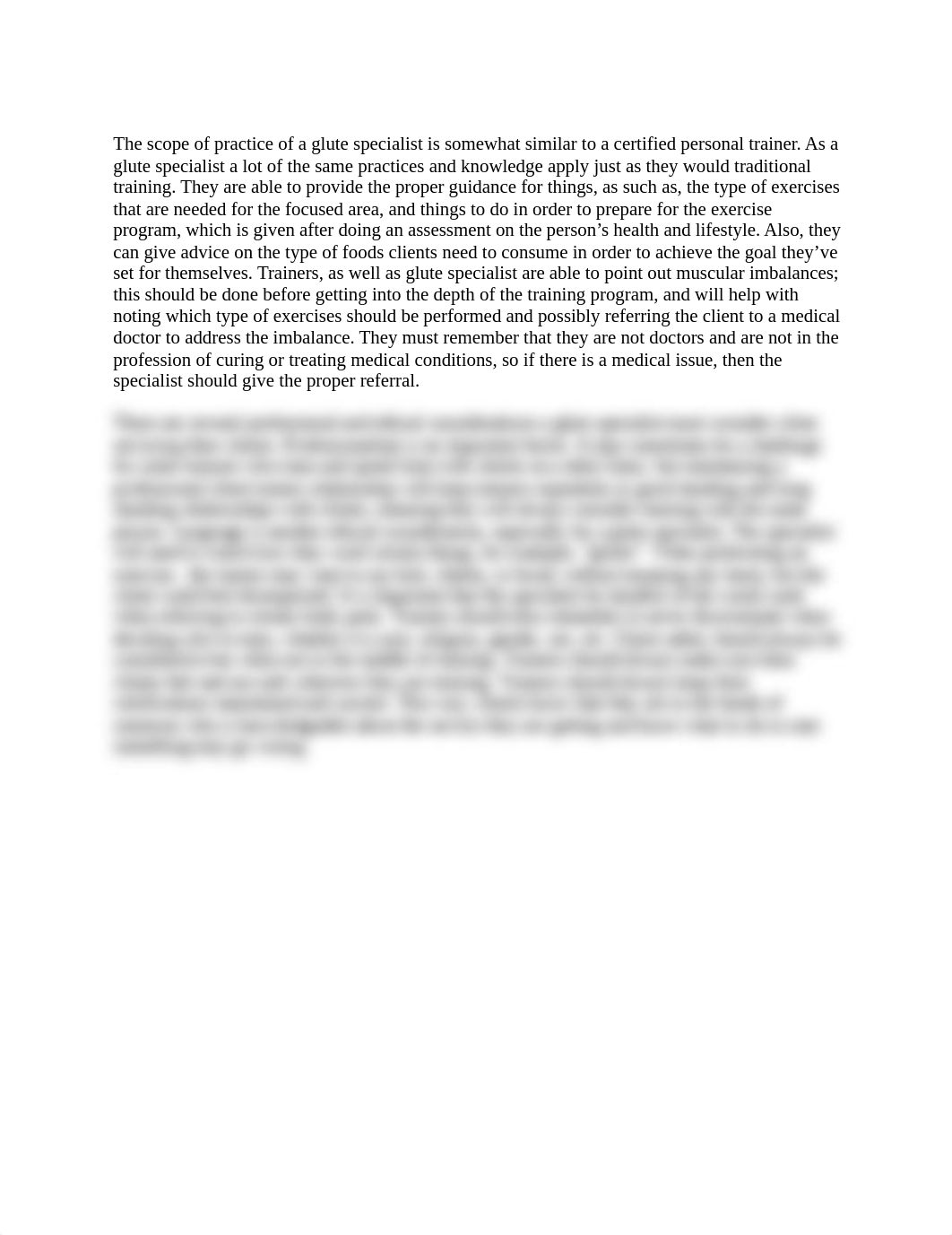 The scope of practice of a glute specialist is somewhat similar to a certified personal trainer.docx_dxrsvvgatz7_page1