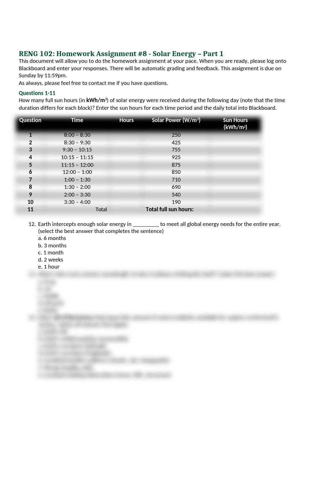 RENG 102 HW8 Solar Energy Part 1 Worksheet.docx_dxruf9n08vk_page1