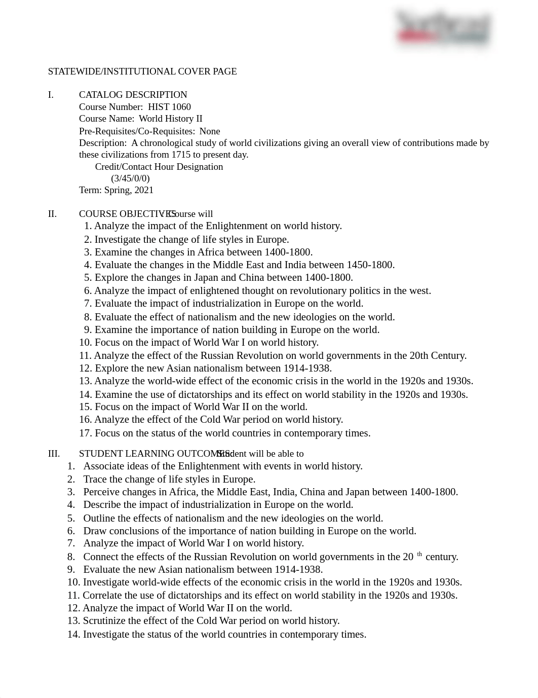 World History II Course Syllabus Spring 2021.docx_dxsdwj119p4_page1