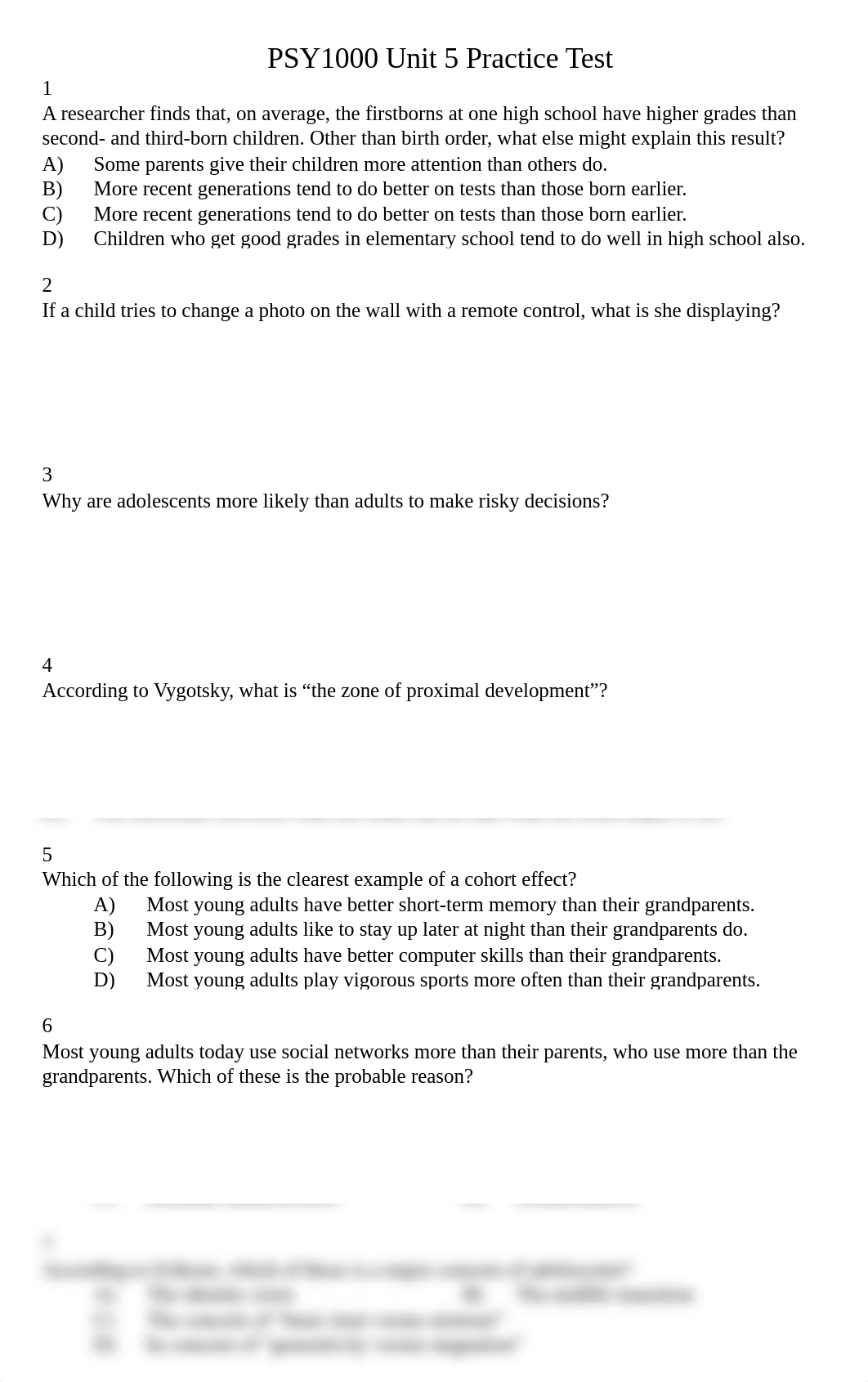 PSY1000 Unit 5 Practice Test.docx_dxsl2gzqmnv_page1