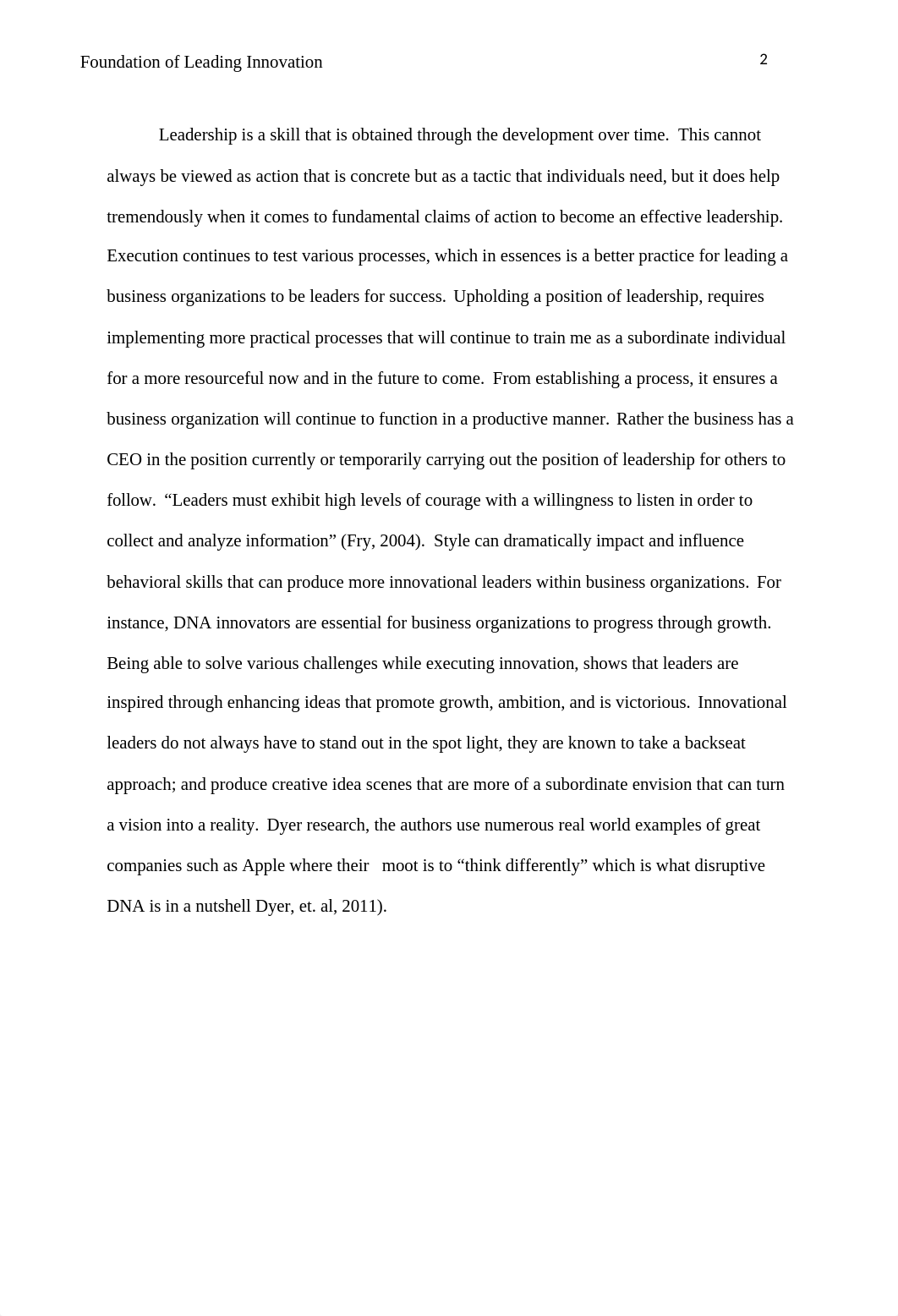 No references MBA-FP6006-Destiny Graham-Jennings_Assessment 1 Foundation Of Leading Innovation.docx_dxslx0xi2oi_page2