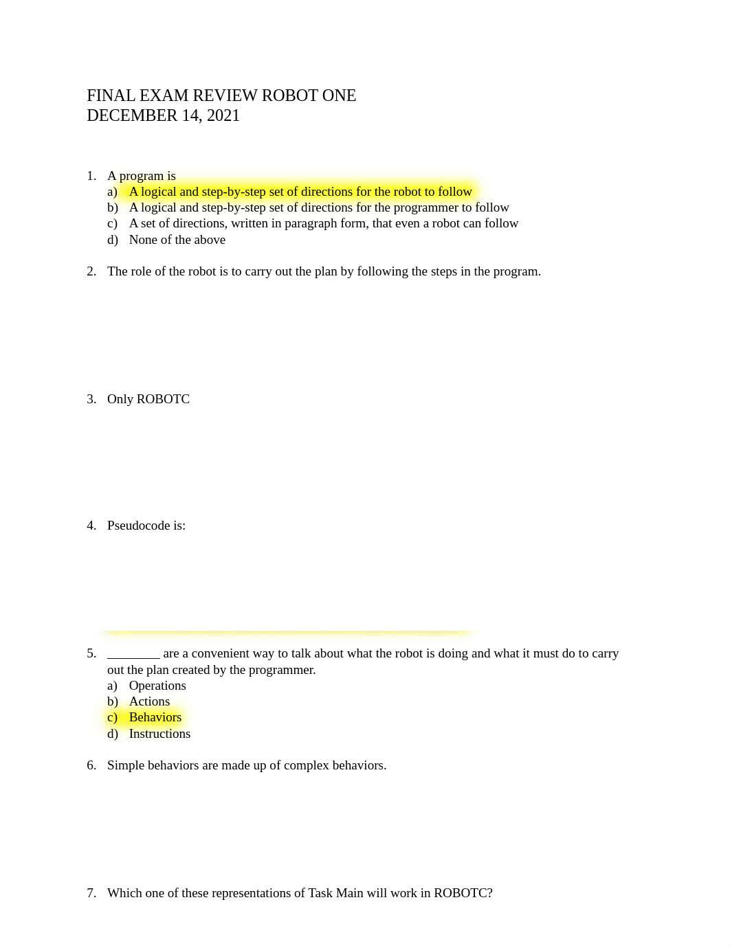 FINAL SEMESTER EXAM REVIEW  ROBOT ONE 2021.docx_dxsnplporxx_page1