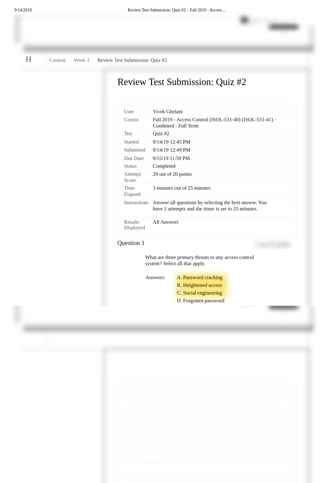 Review Test Submission_ Quiz #2 - Fall 2019 - Access .._.pdf_dxstqoku84t_page1