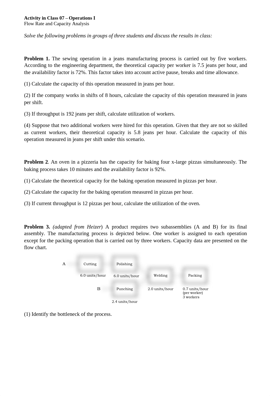 Activity in Class 07 - Operations I - Flow Rate and Capacity Analysis.pdf_dxt51tcq086_page1