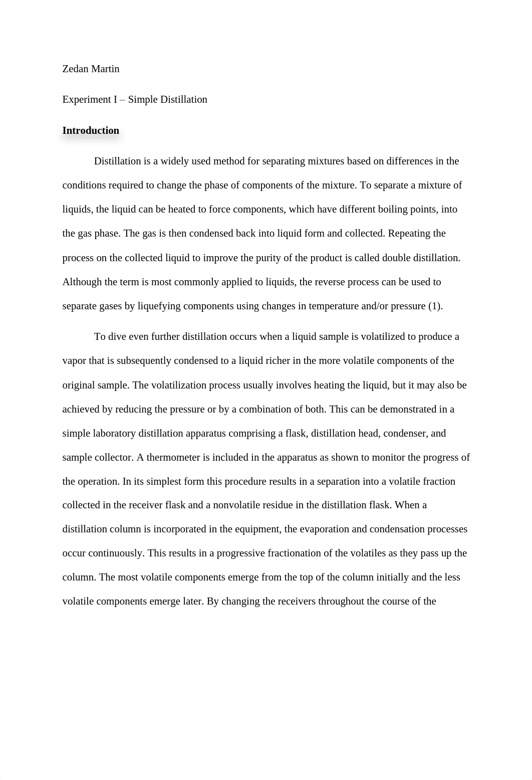 Organic Lab (Edited)- Simple Distillation.pdf_dxt7qqx6b7f_page1