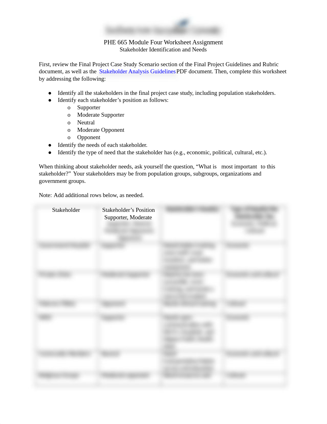 PHE 665 Module Four Worksheet Assignment.docx_dxt94nfab8w_page1