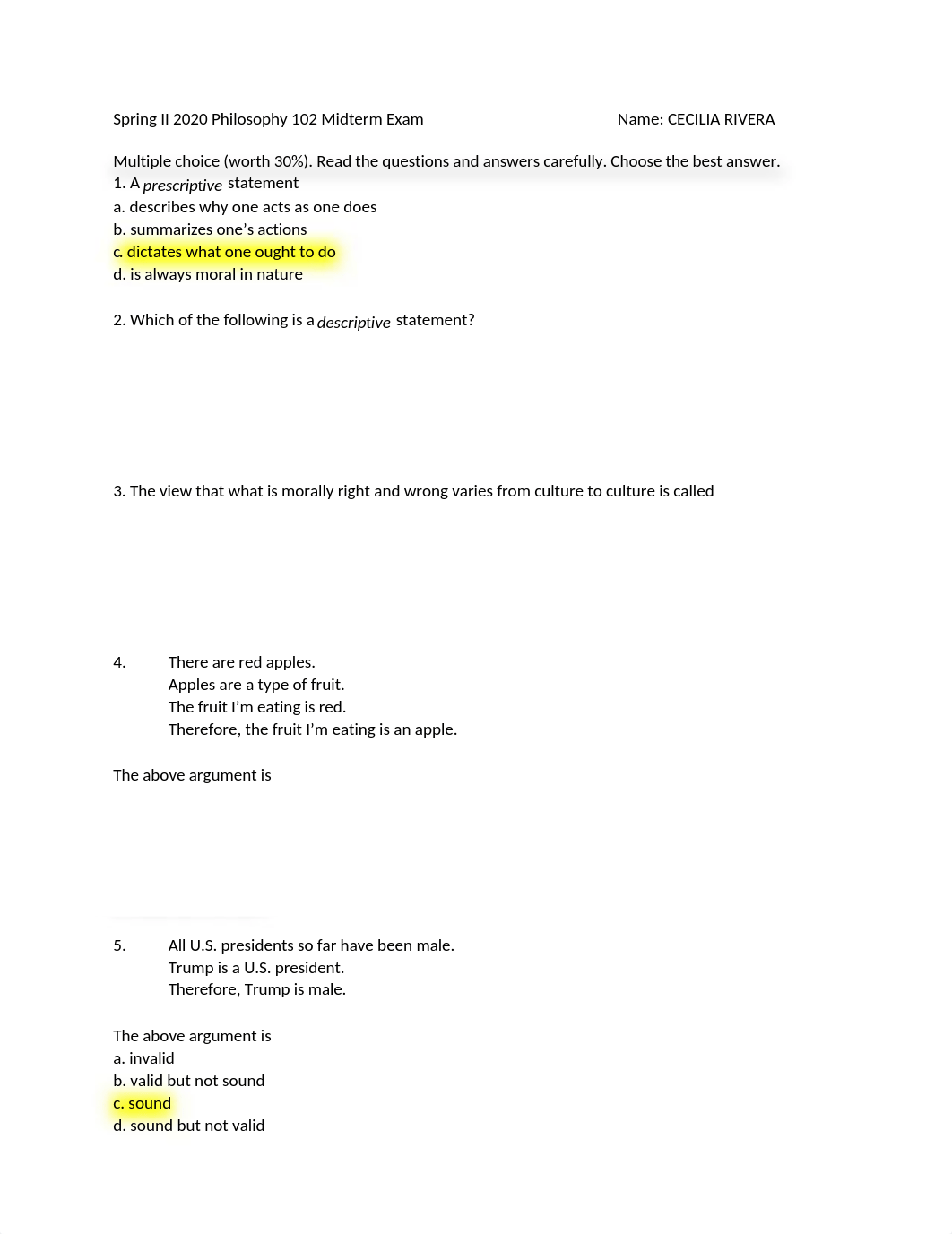 Phil 102 Midterm Exam Answers.docx_dxtdppocsk4_page1