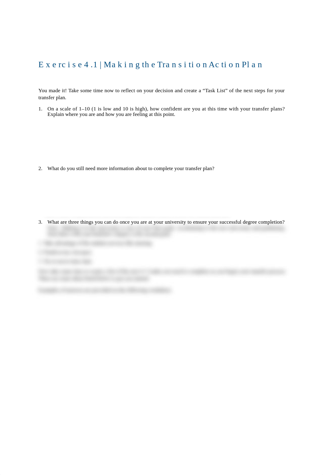 Ex. 4.1 Making the Transition Action Plan.docx_dxtjn5638m0_page1