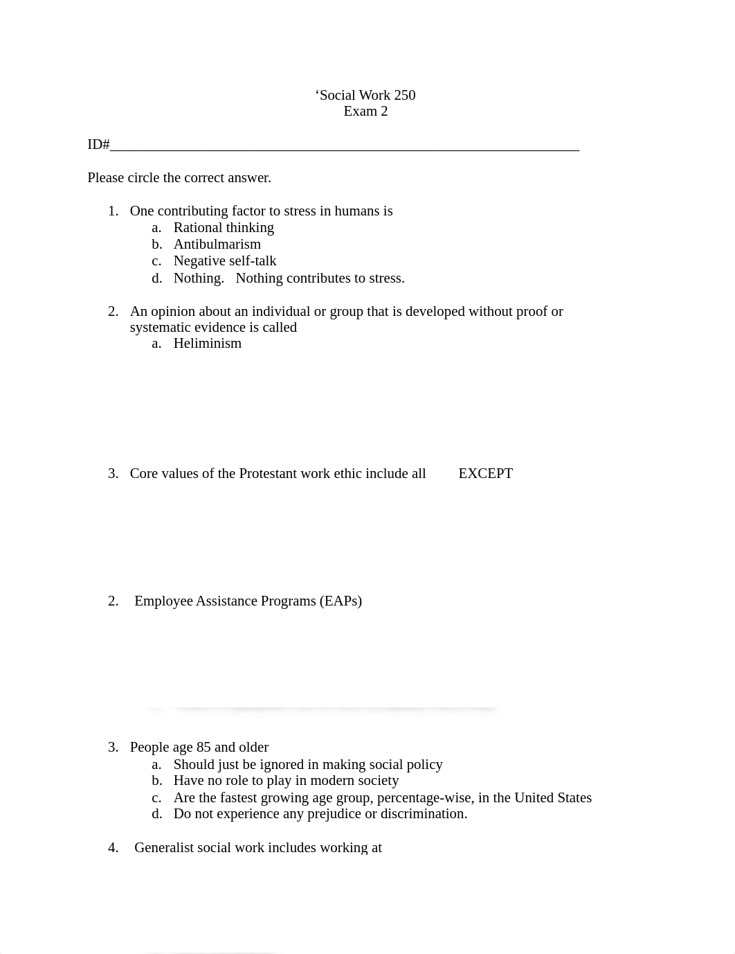 Social Work 250 Exam 2-4.docx_dxtmnbwb62q_page1