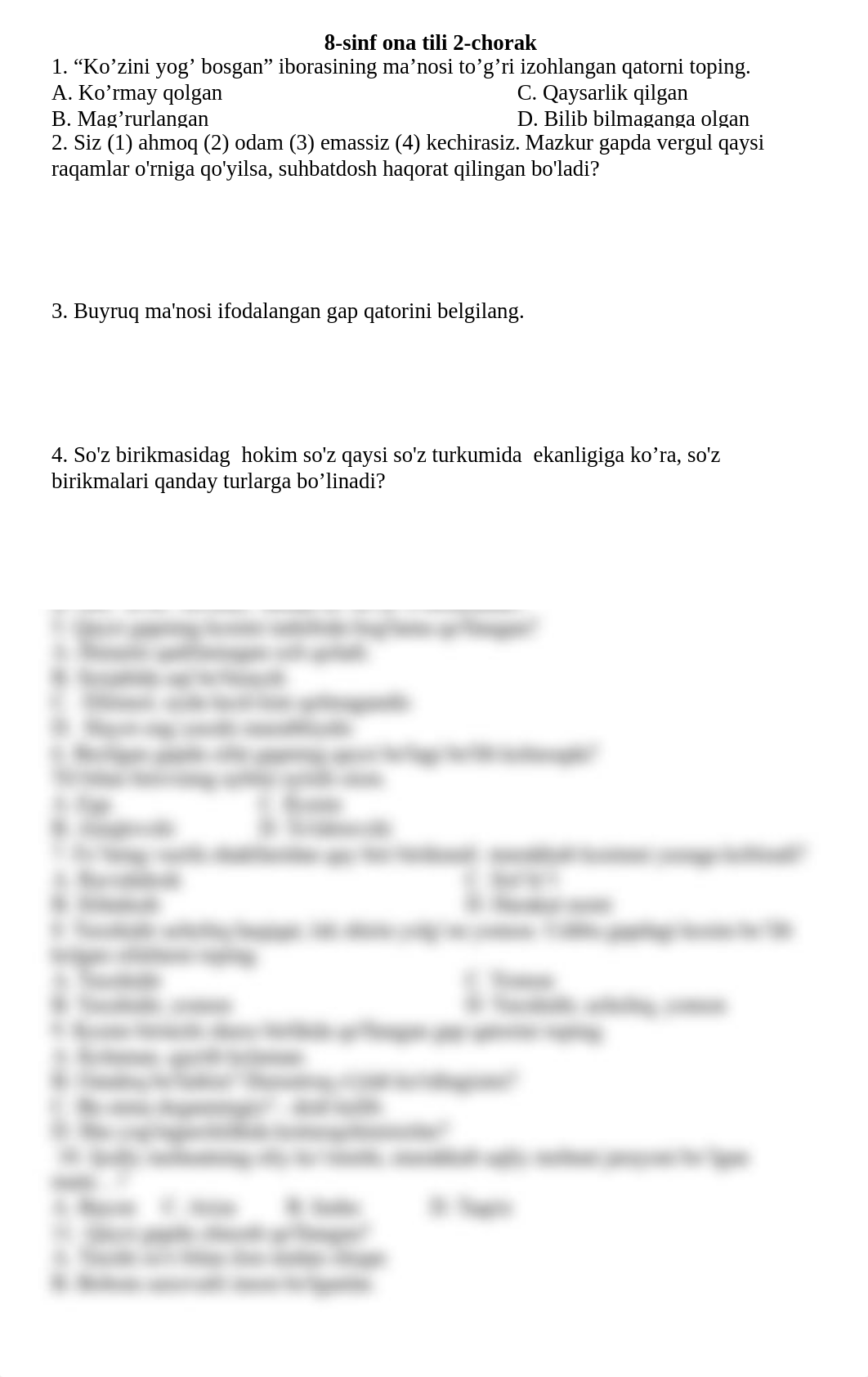 8-sinf 2- chorak test ona tili.doc_dxtoc09qrbz_page1