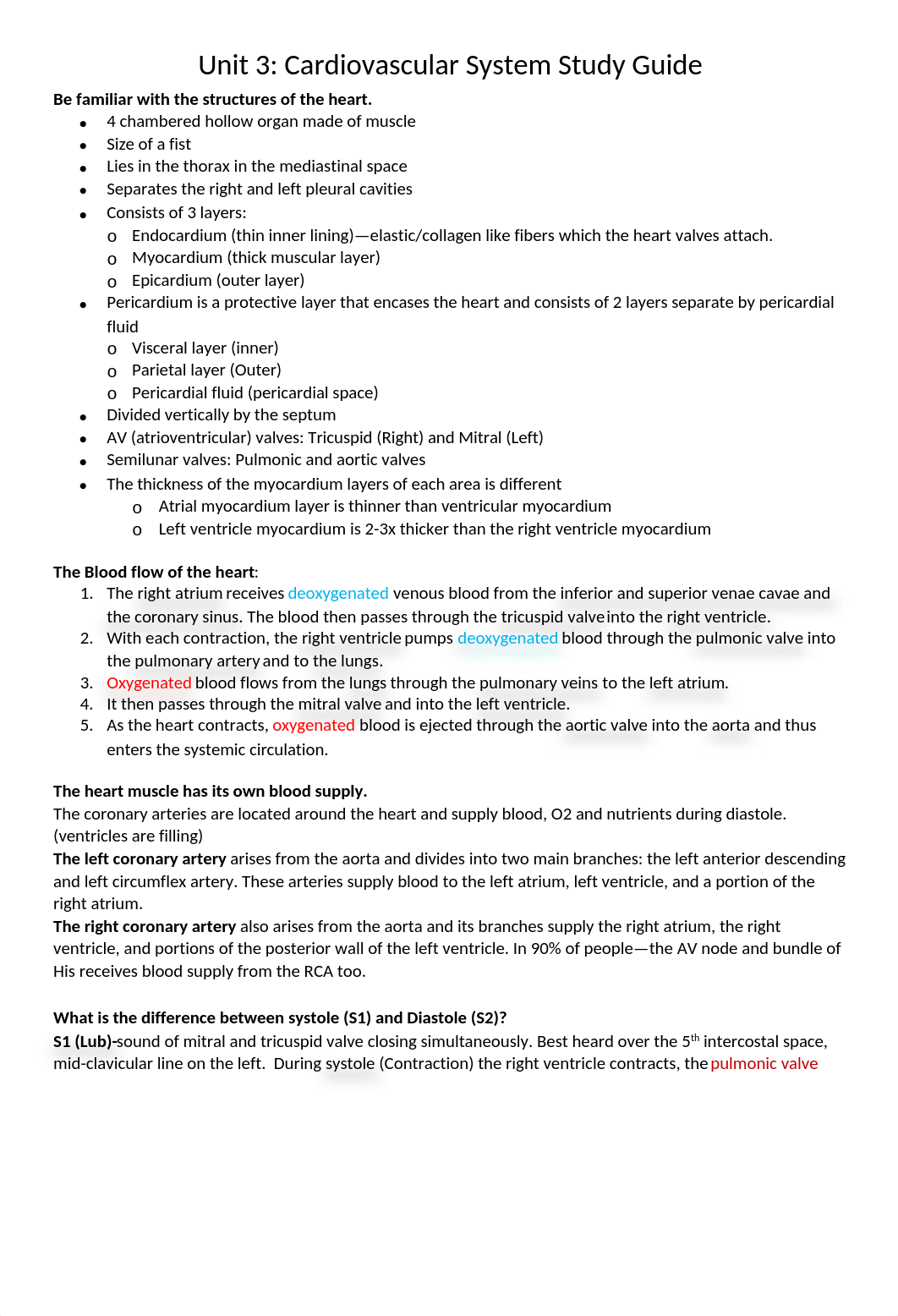 Cardiovascular System Study Guide NO Pics.docx_dxtv4rnfzhl_page1