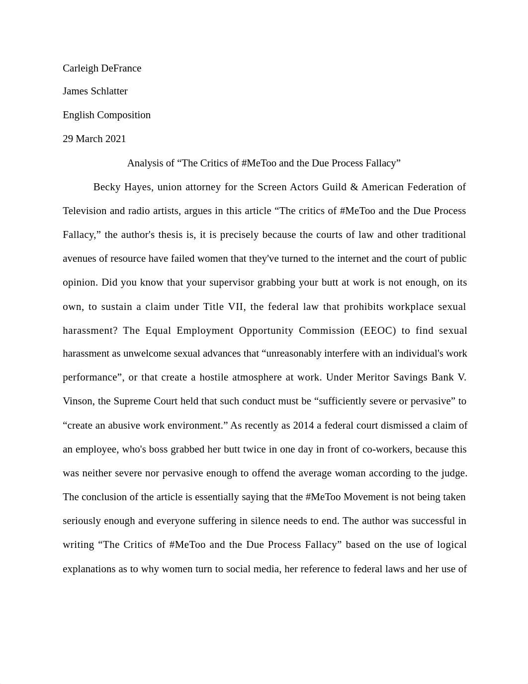 Carleigh DeFrance Essay #2.docx_dxu8cpv5oug_page1