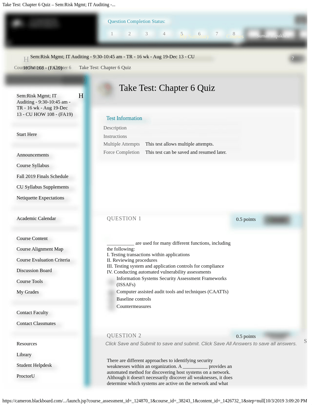 Take Test Chapter 6 Quiz - SemRisk Mgmt; IT Auditing -.pdf_dxusa2mt11k_page1