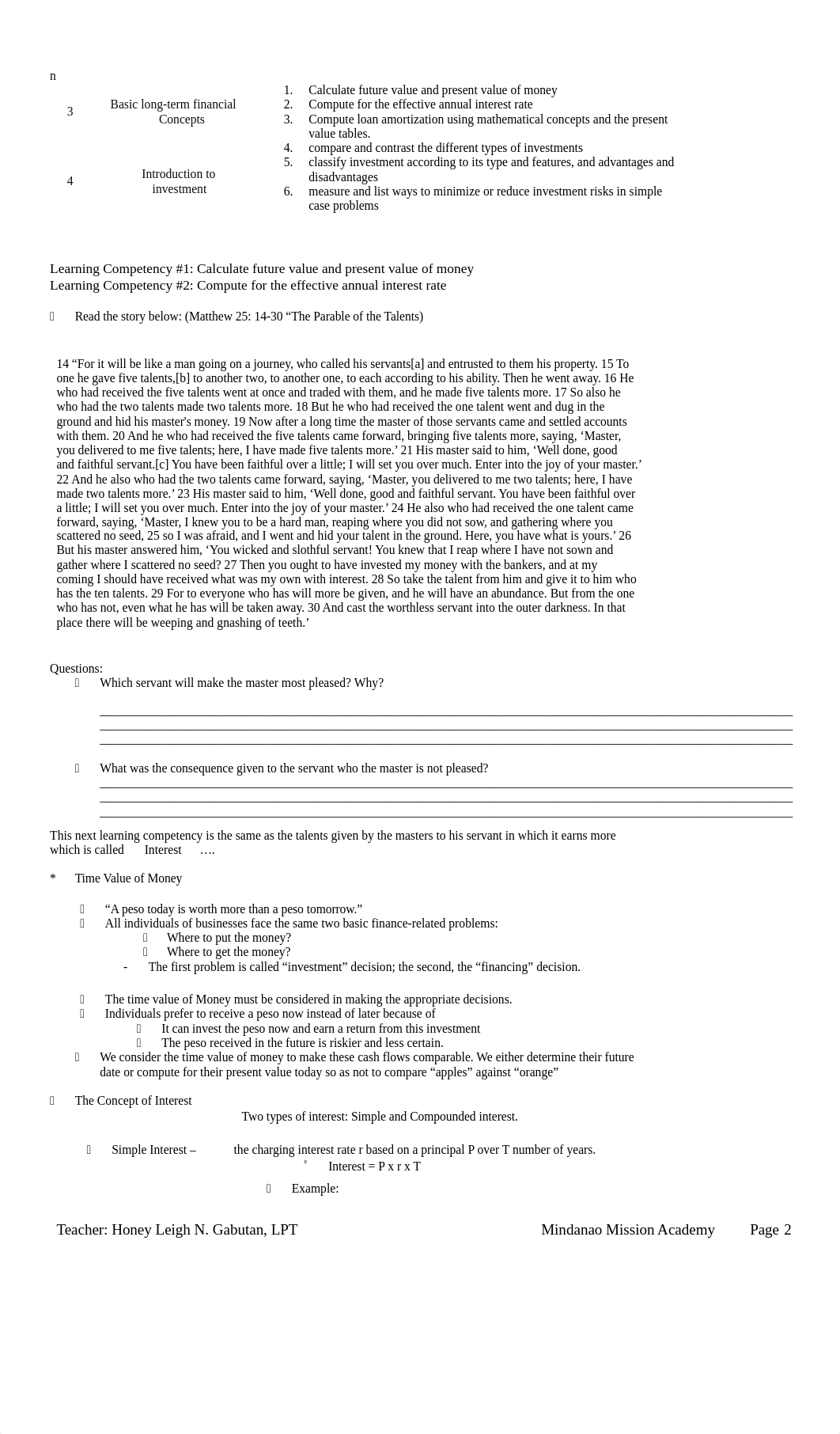 Business Finance - Learning Module 4.docx_dxuzp6dfhw4_page2