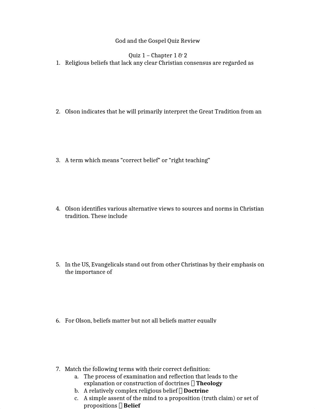 God and the Gospel Quiz Review.docx_dxv1kzt3y4u_page1