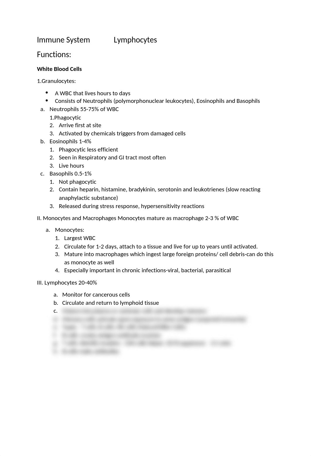 Thermoregulation  Immune System             Lymphocytes.docx_dxv1pt69rlr_page1