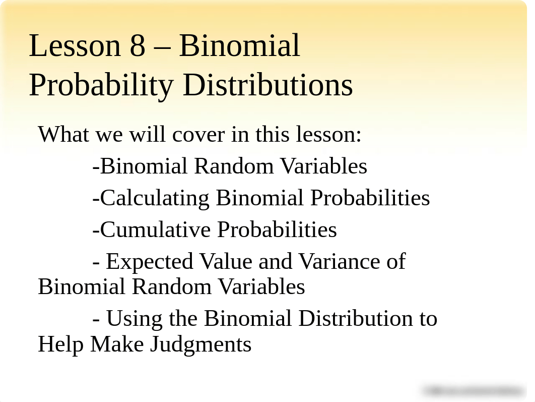 HS301_lesson 8_Binomial Probability Distributions.ppt_dxv3m2t6ic3_page1