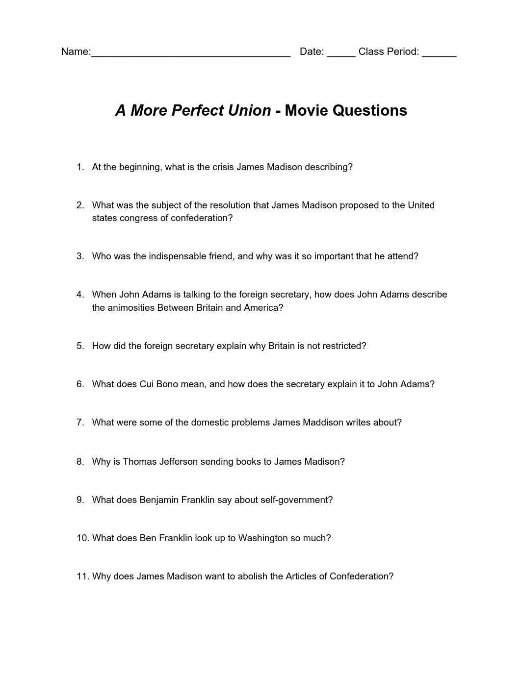 A More Perfect Union Movie QuestIons.pdf_dxv4synjuki_page1