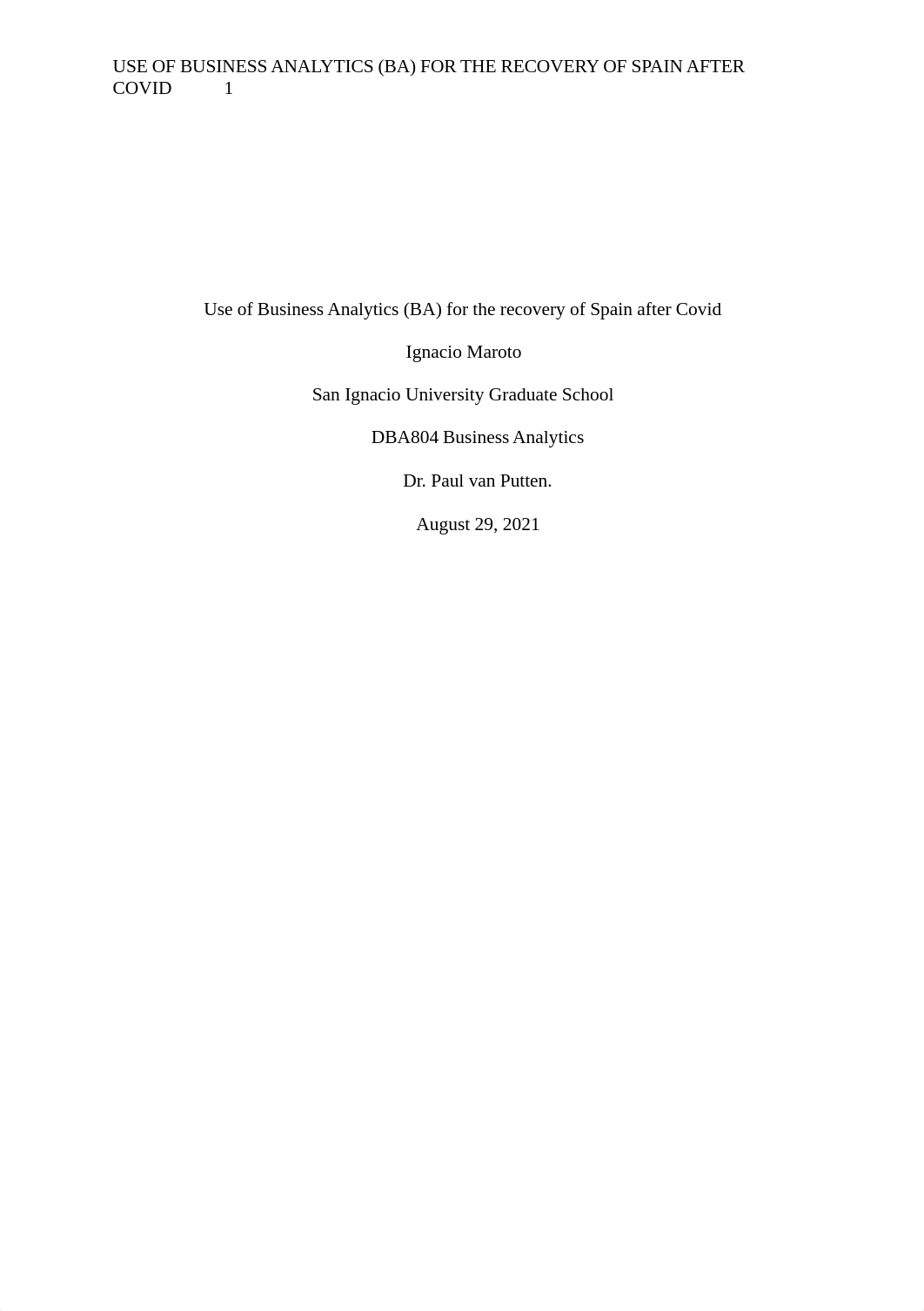 Research Project - Exam 2 - Use of Business Analytics for the recovery of Spain after Covid.docx_dxvhtmx9frx_page1