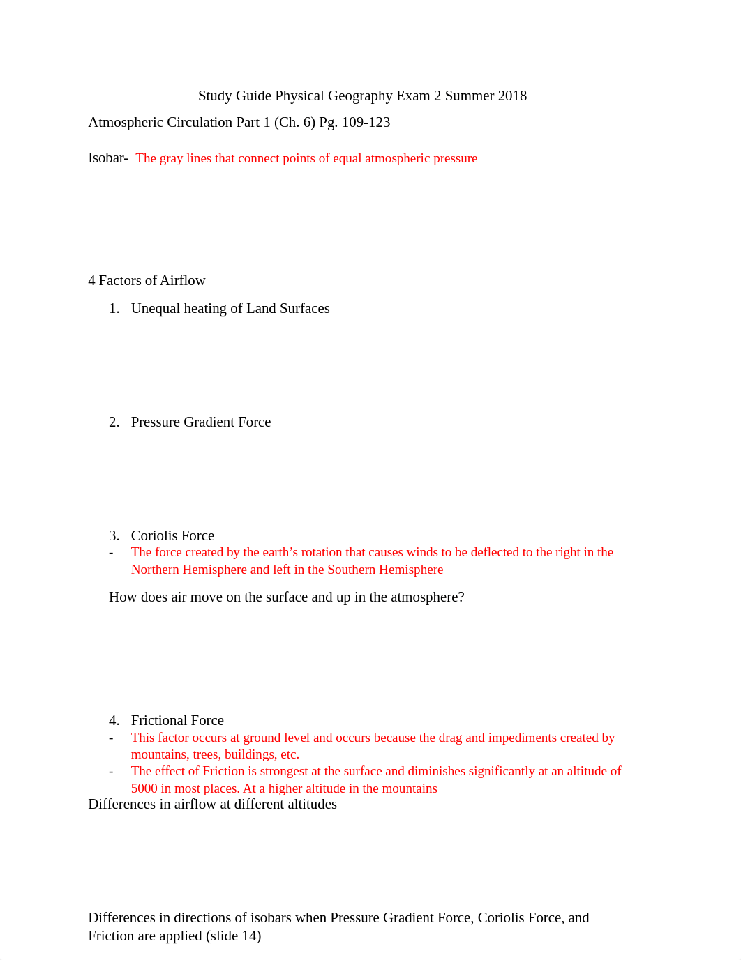 Exam 2 Physical Geography study guide Summer 2018.docx_dxvn6e7c6v2_page1