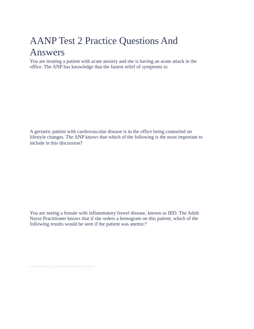 AANP Test 2 Practice Questions And Answers.pdf_dxvq9j014g0_page1