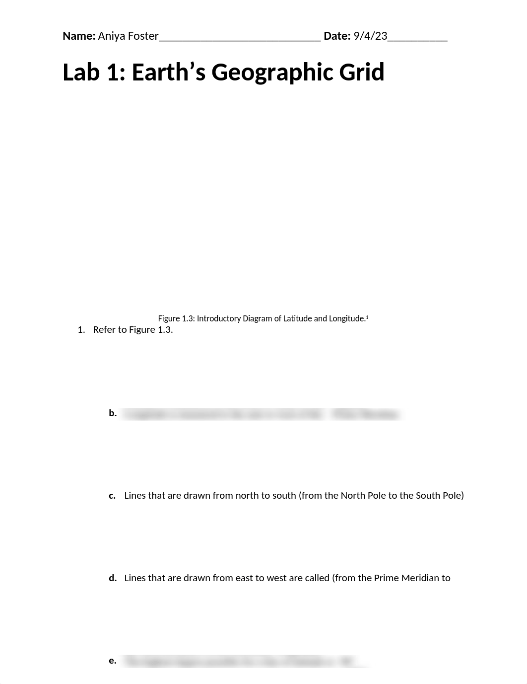 Lab 1. Earth's Geographic Grid Worksheet.AniyaFoster.docx_dxvz7cl0na8_page1