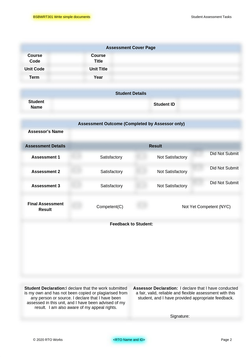 BSBMKG609 Assessment tool.docx_dxwcobwhvbe_page2