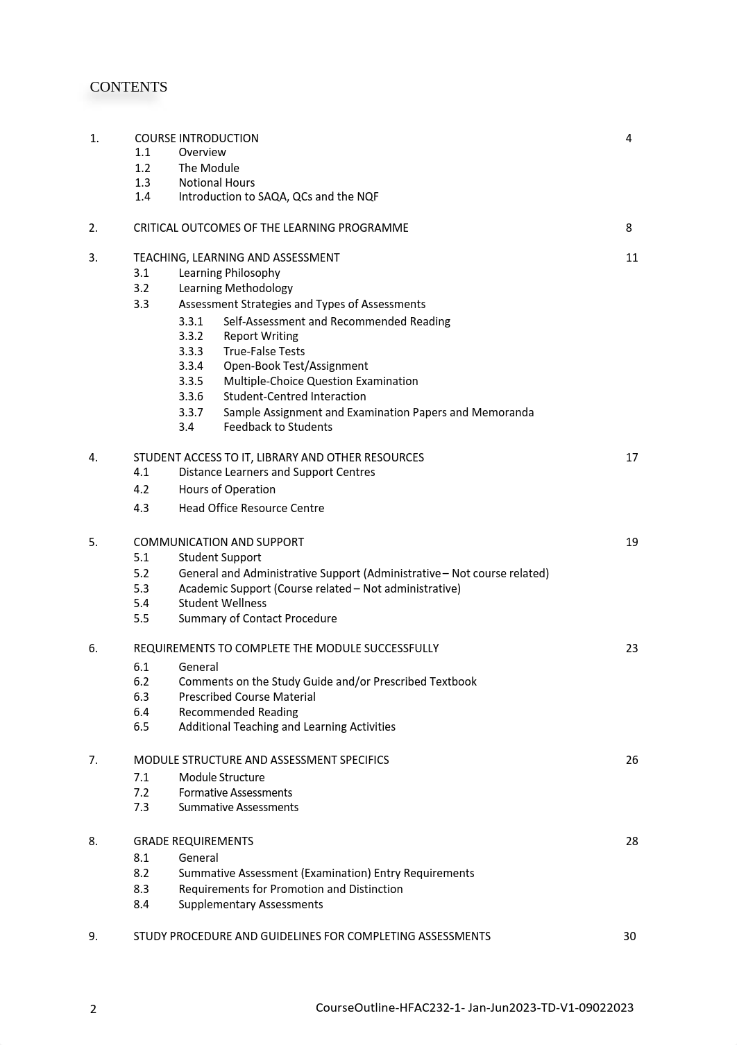 HFAC232-1-CourseOutline-Jan-Jun2023-CW-V1-09022023 (2).pdf_dxwguu5i4re_page2