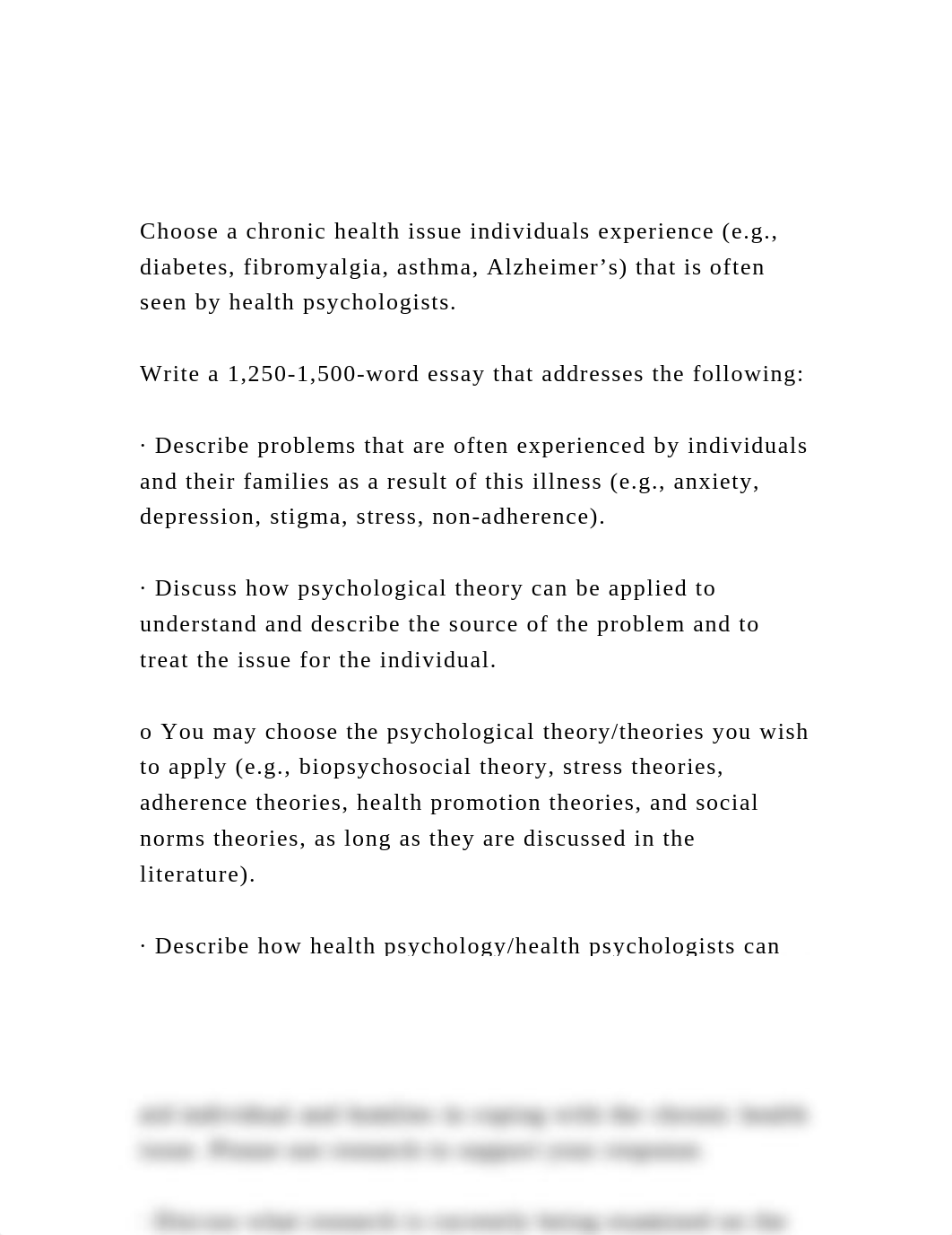 Choose a chronic health issue individuals experience (e.g., diab.docx_dxwszkyp23z_page2