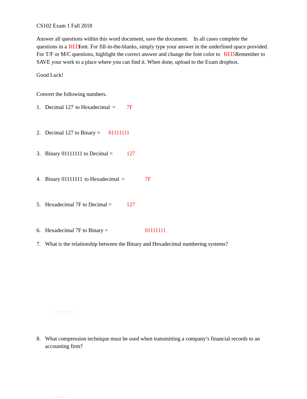 Exam 1 CS102 FA18.docx_dxx37a0h6kq_page1