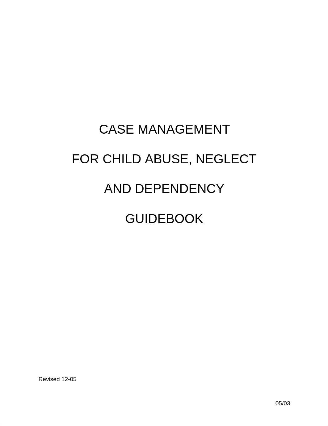 Case management for Child Abuse, Neglect and Dependency Guidebook_dxx3m3j506z_page1