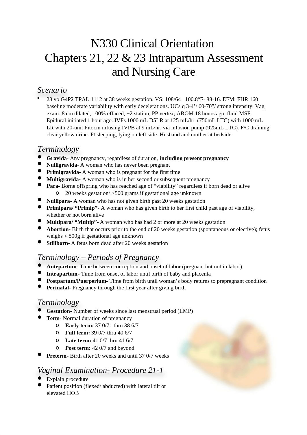 N330 Clinical Orientation Intrapartum Assessment.docx_dxx5obc1412_page1