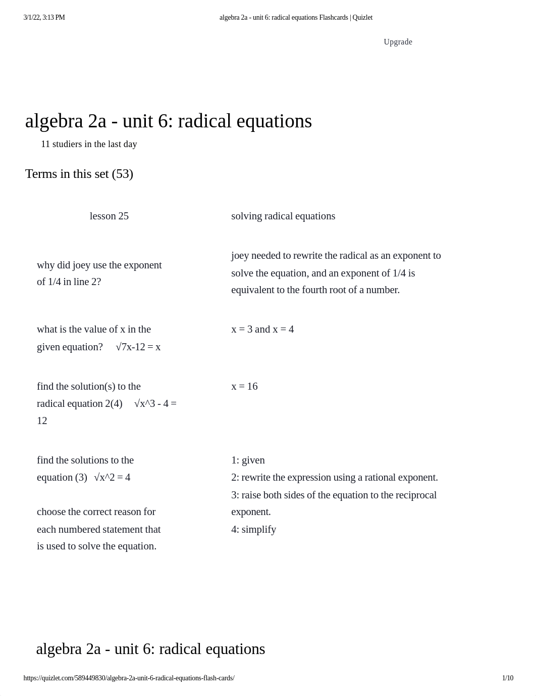 algebra 2a - unit 6_ radical equations Flashcards _ Quizlet.pdf_dxx6kpd2f5p_page1