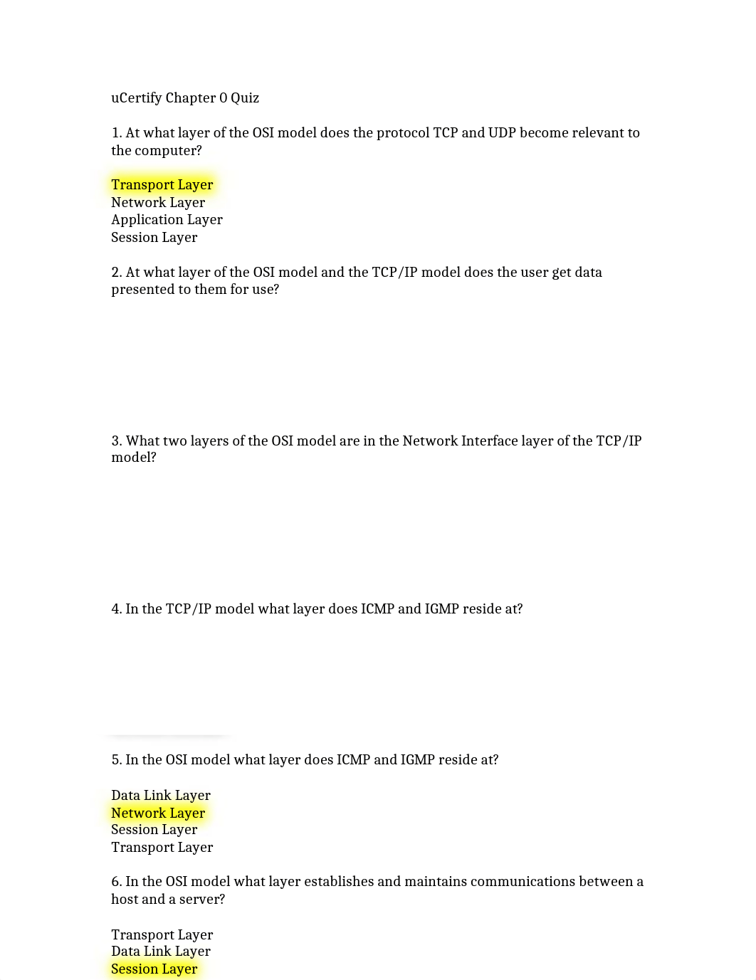 C172 - uCertify Chapter 0 Quiz.docx_dxx7y6y3tjh_page1