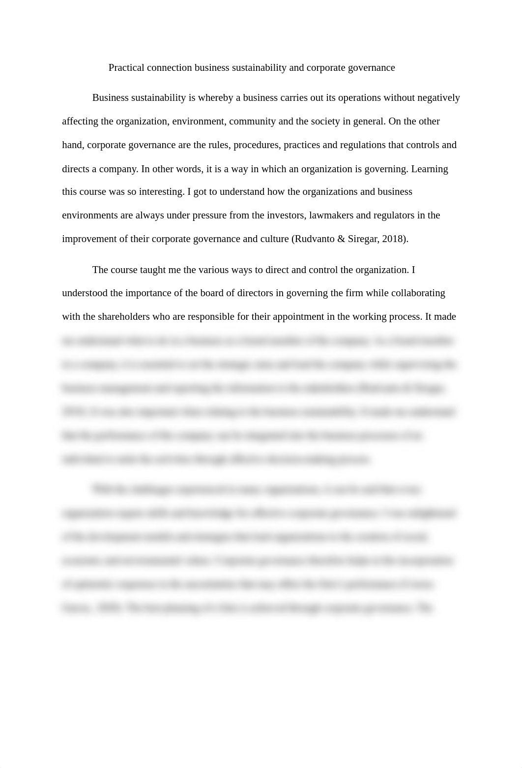 Practical connection business sustainability and corporate governance.docx_dxxa1bqxh96_page1