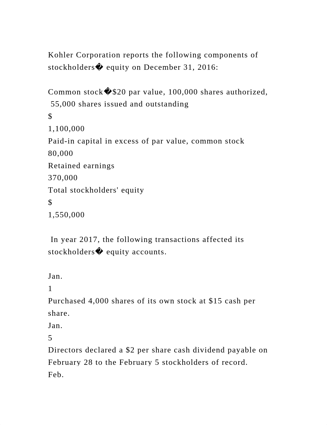 Kohler Corporation reports the following components of stockholders�.docx_dxxbnod27kg_page2