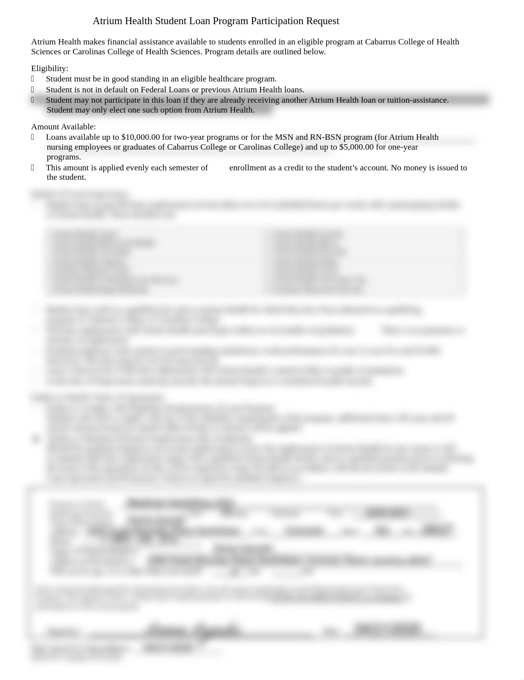 Atrium Loan Forgiveness Request Form- Effective Fall 2021.pdf_dxxcm7bk11f_page1