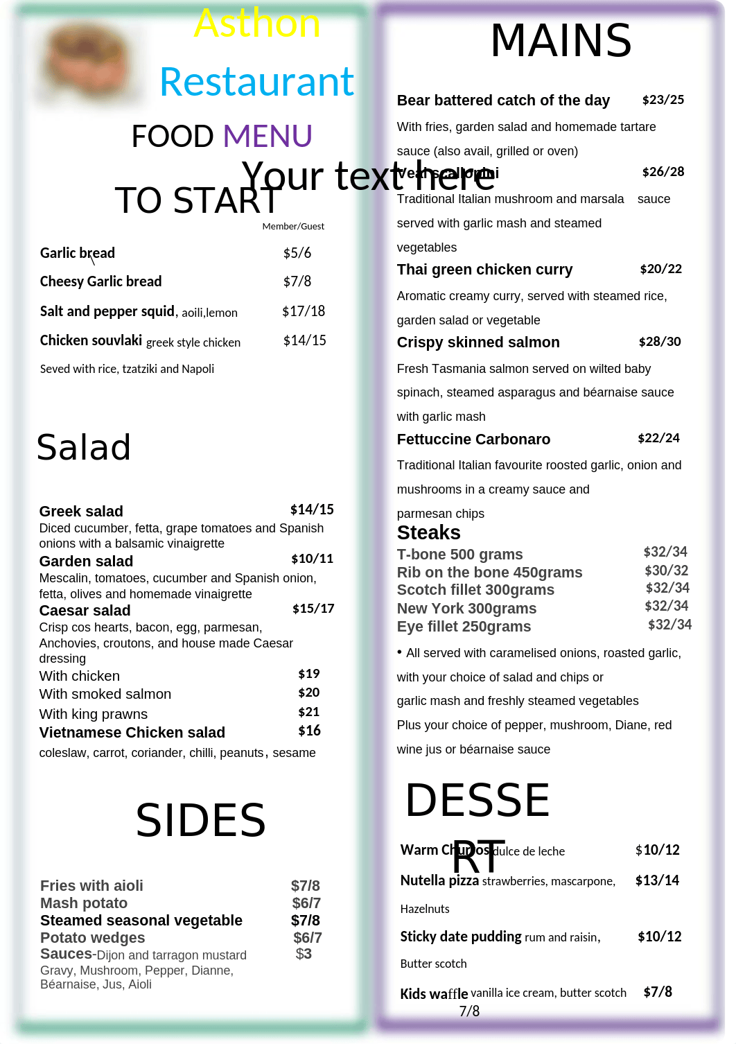 A la carte Menu and recipe costing.docx_dxxlkbb3fqh_page1