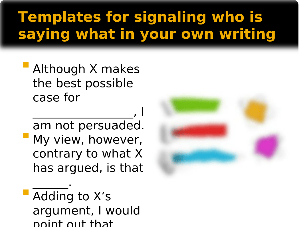 Ch. 5 They Say I Say Notes Distinguishing what They Say from what I Say.pptx_dxydb2dtzr7_page4