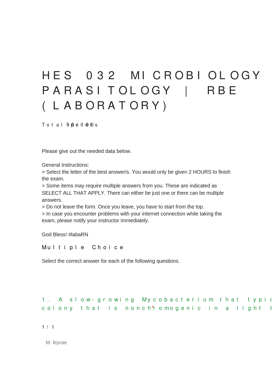 HES 032 MICROBIOLOGY AND PARASITOLOGY rbe.docx_dxydn5znzxr_page1