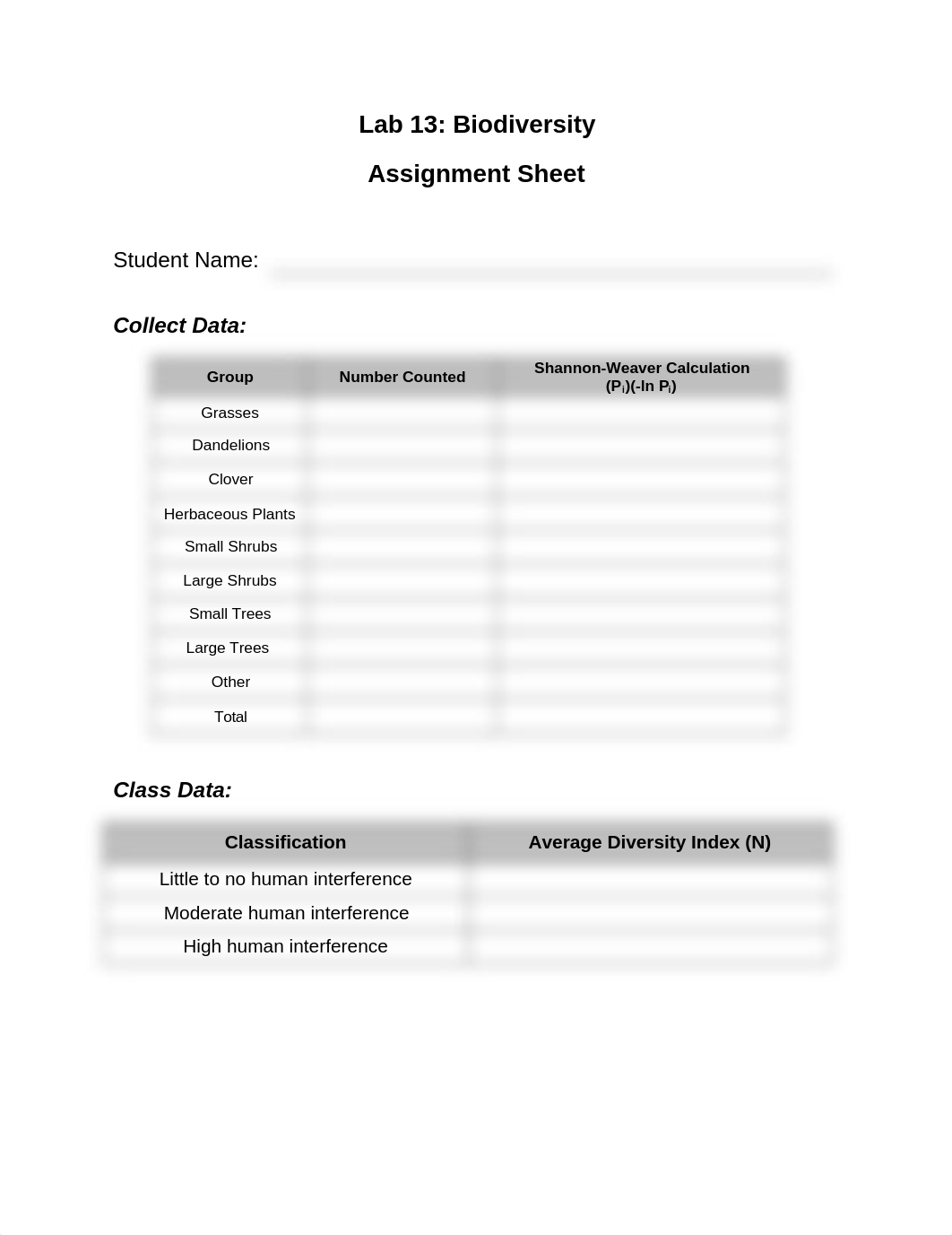 BIO 101 Lab 13 Assignment Sheet.docx_dxyjyyzoa6i_page1