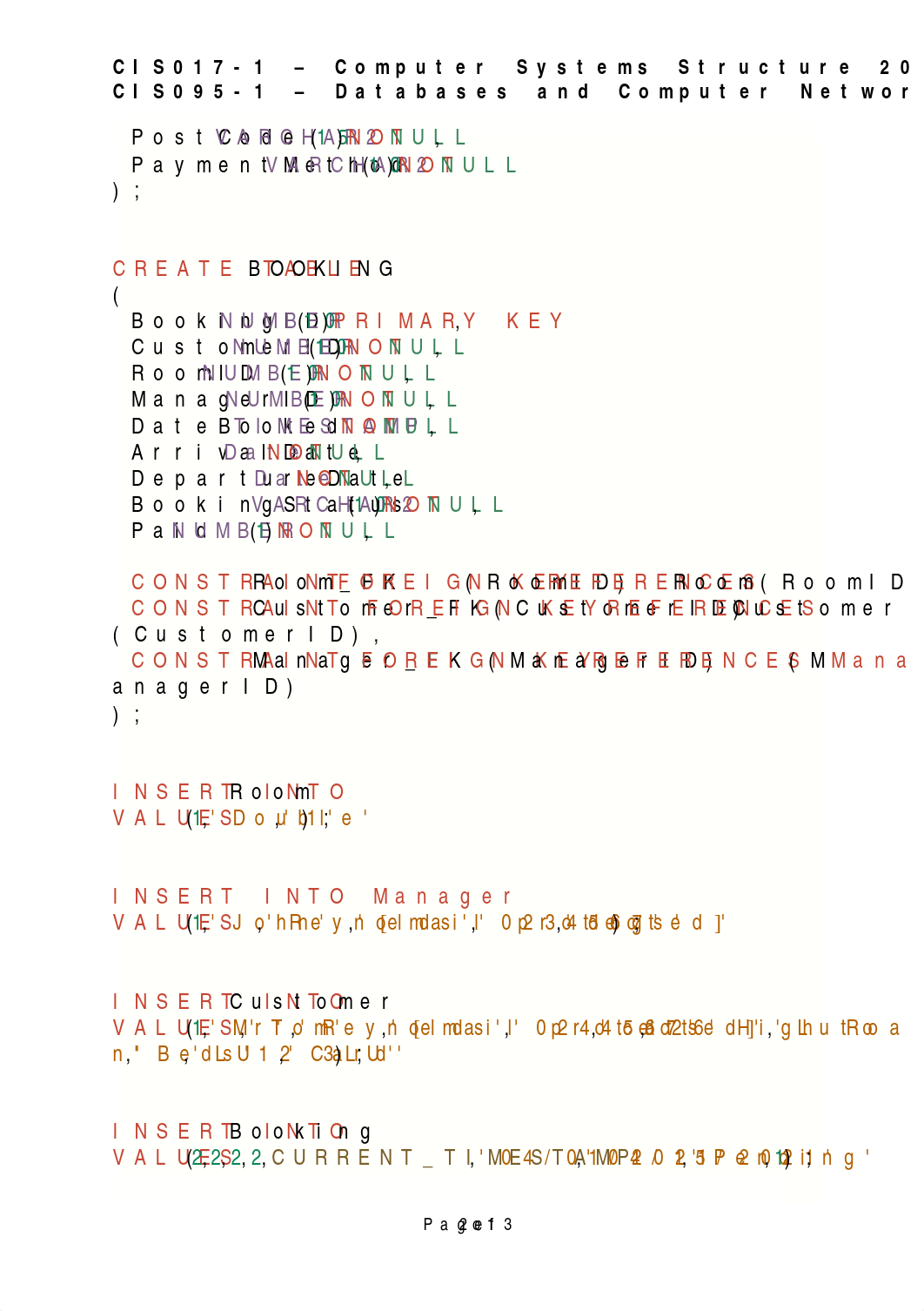 CIS017-1_CIS095-1 - Hotel Booking System - Class Exercise Demo - SQL-Ver2.docx_dxym2kjipnk_page2