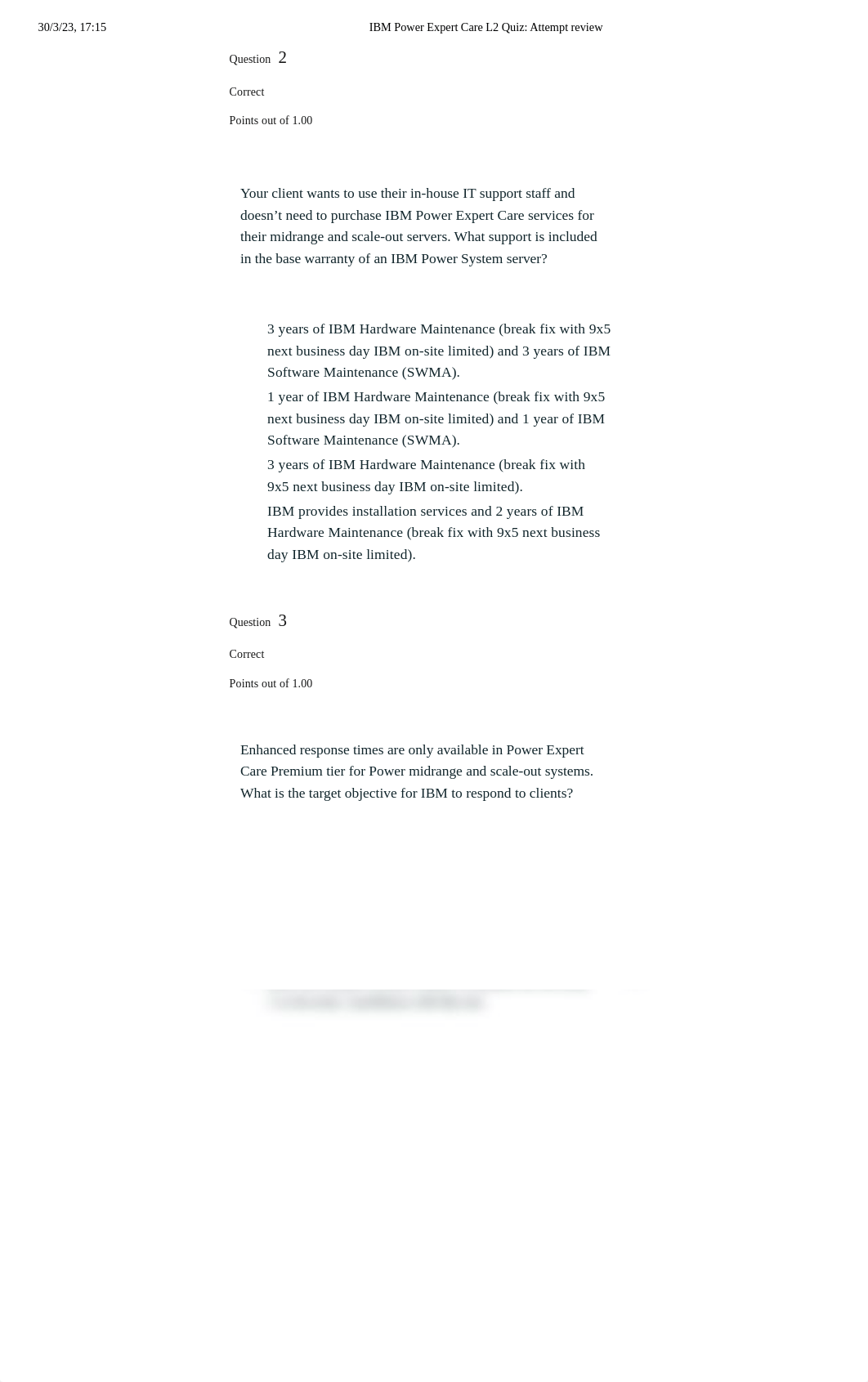 IBM Power Expert Care L2 Quiz_ Attempt 2 review.pdf_dxz45gtya4p_page2
