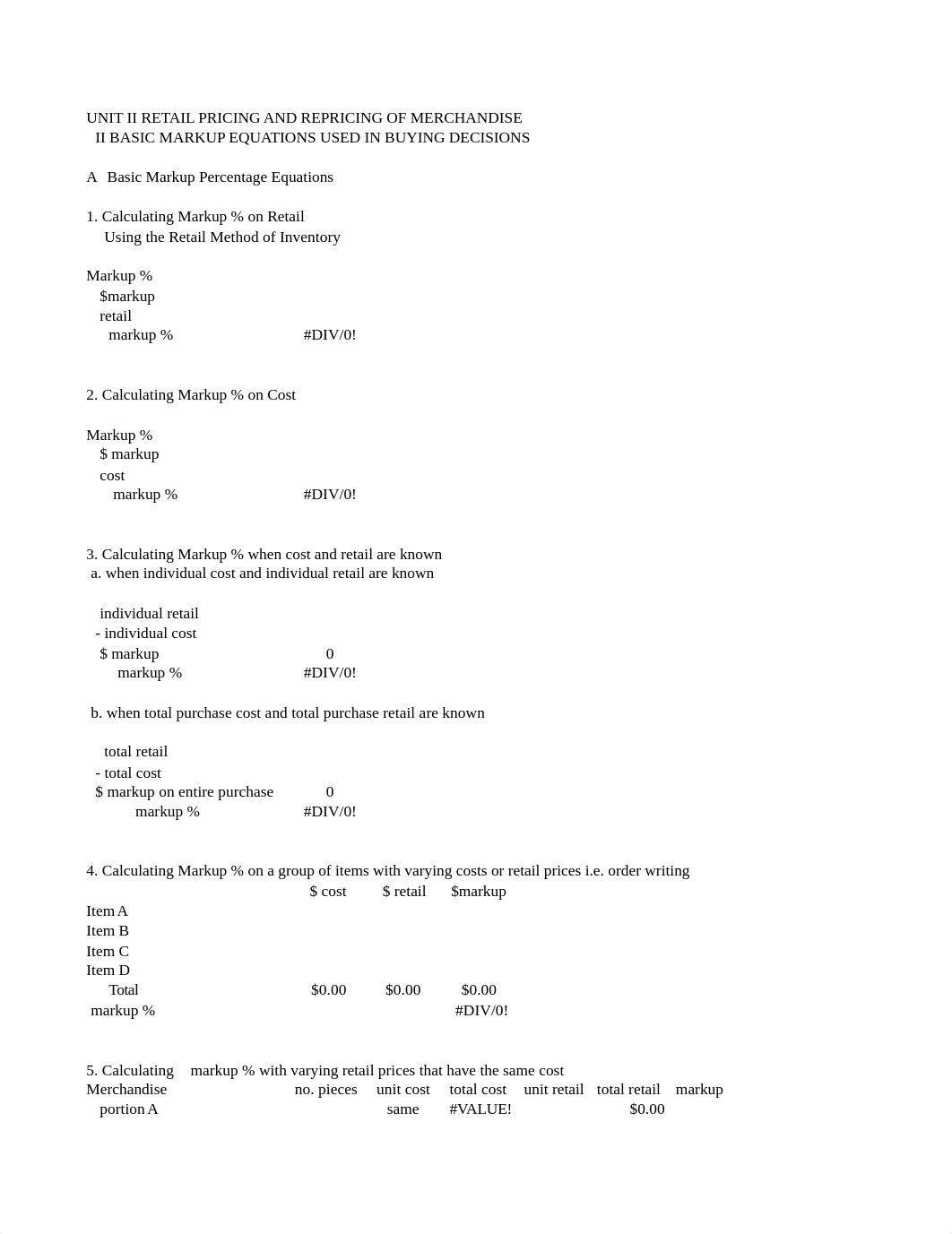 II Basic Markup Equations Used in Buying Decisions.xls_dxz46och4ff_page1